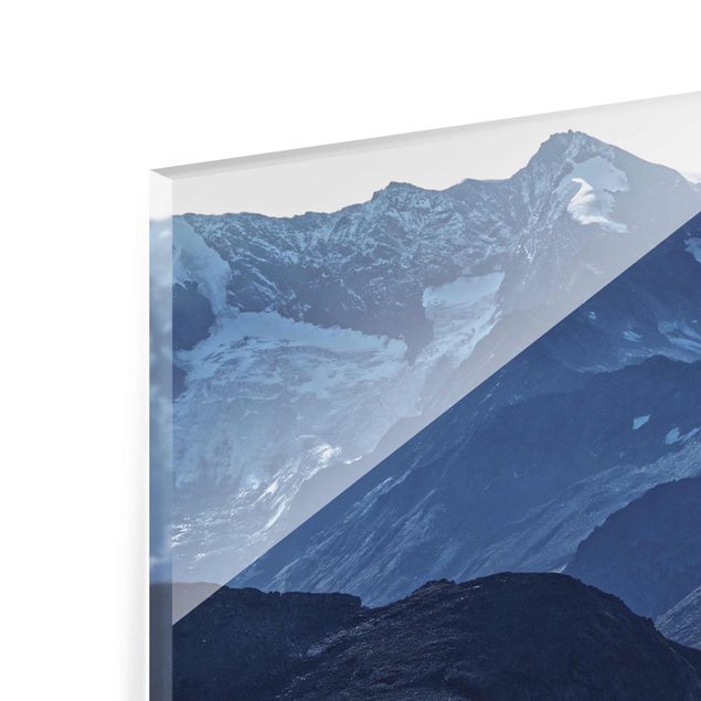 Wandbilder Modern Blaues Bergpanorama