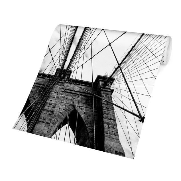 Fototapete Industrial Brooklyn Bridge in Perspektive