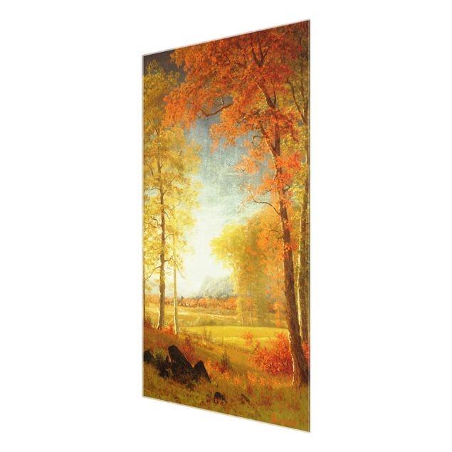 Kunststile Albert Bierstadt - Herbst in Oneida County, New York