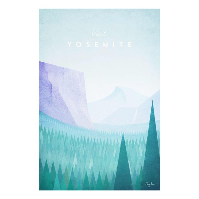 Wandbilder Landschaften Reiseposter - Yosemite Park