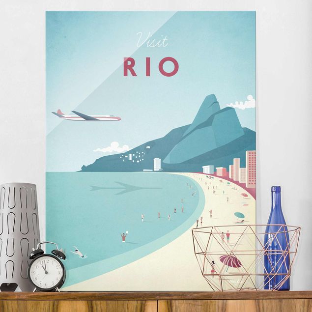 Küchen Deko Reiseposter - Rio de Janeiro