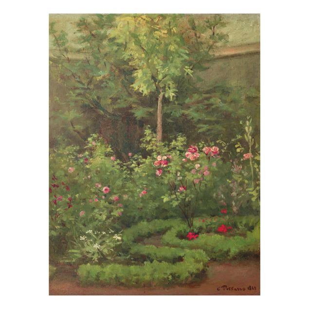 Kunststil Pointillismus Camille Pissarro - Ein Rosengarten
