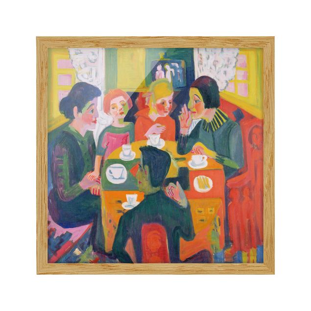 Wandbilder Kunstdrucke Ernst Ludwig Kirchner - Kaffeetisch