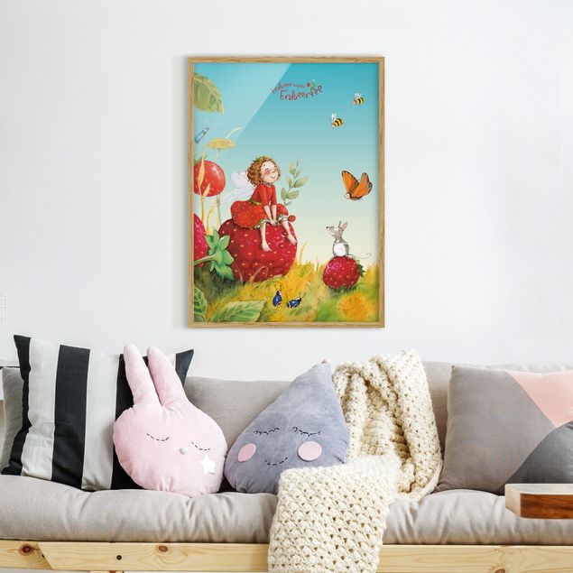 Wandbilder Sprüche Erdbeerinchen Erdbeerfee - Zauberhaft