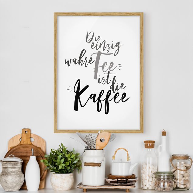 Wandbilder Kaffee Die einzig wahre Fee