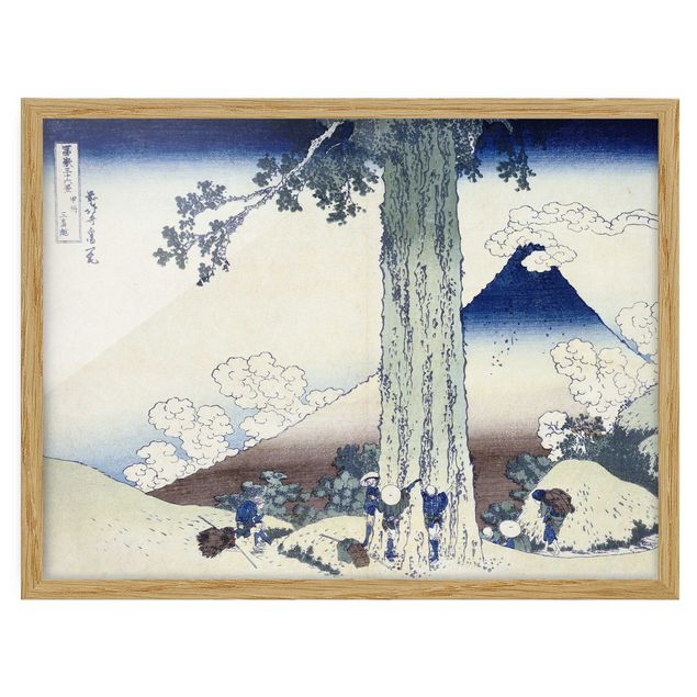 Wandbilder Landschaften Katsushika Hokusai - Mishima Pass in der Provinz Kai