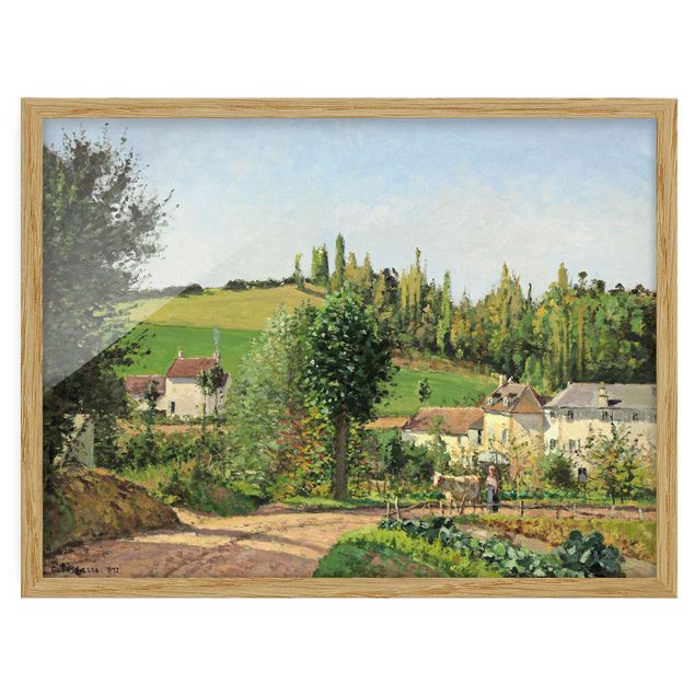 Kunststil Romantik Camille Pissarro - Kleines Dorf