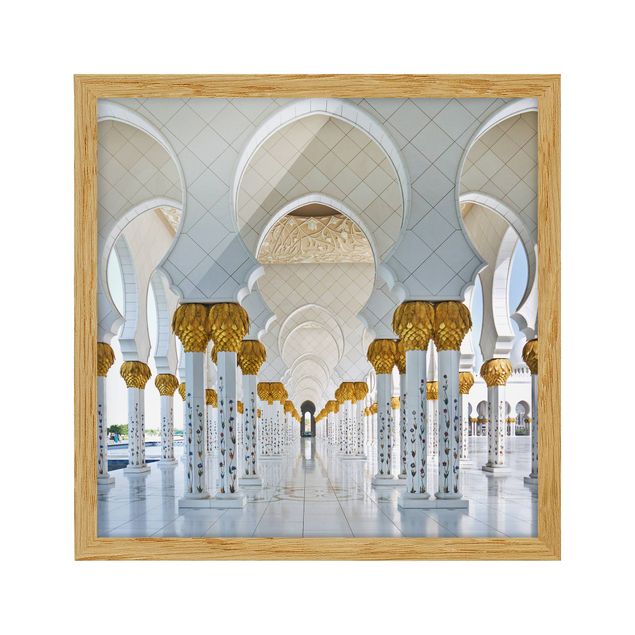 Wandbilder Modern Moschee in Abu Dhabi