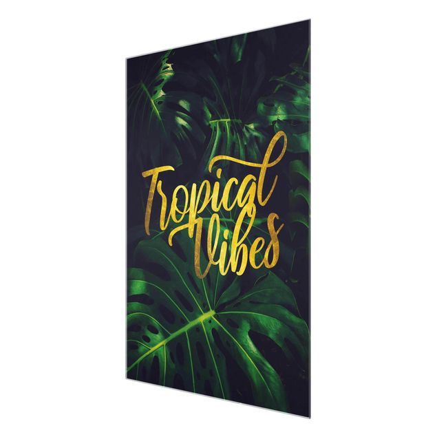 Wandbilder Blumen Dschungel - Tropical Vibes