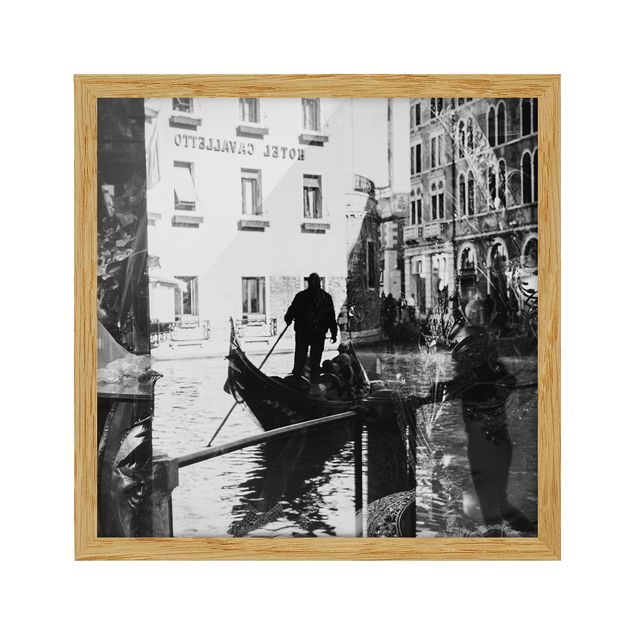 Gerahmte Bilder Vintage Venice Reflections