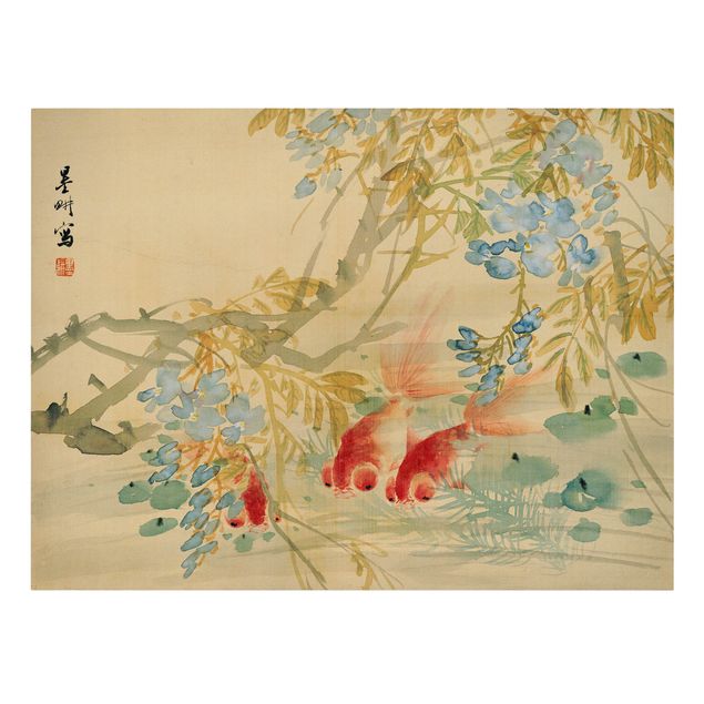 Kunstdrucke auf Leinwand Ni Tian - Goldfische