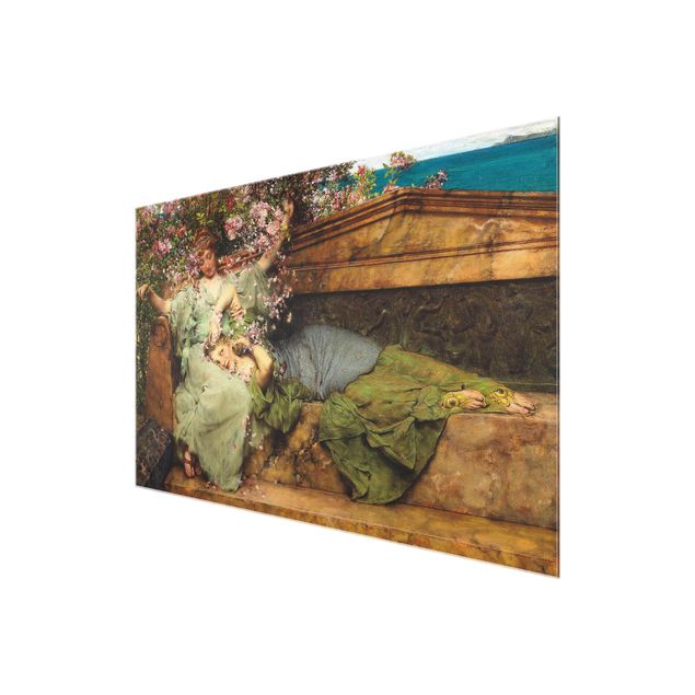 Wandbilder Floral Sir Lawrence Alma-Tadema - Im Rosengarten