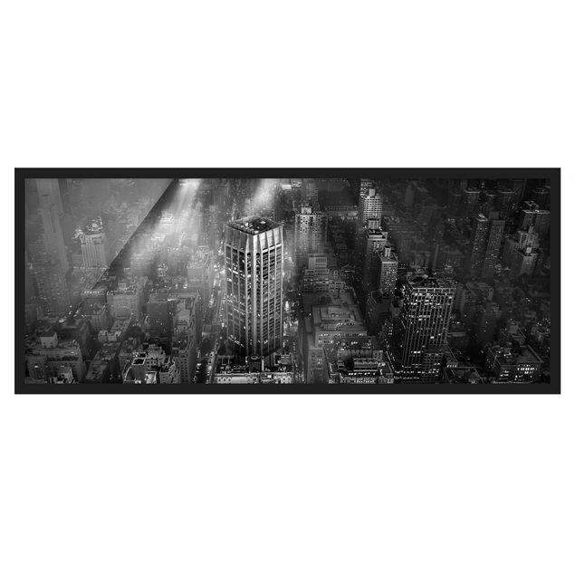 Wandbilder Architektur & Skyline Sonnenlicht über New York City