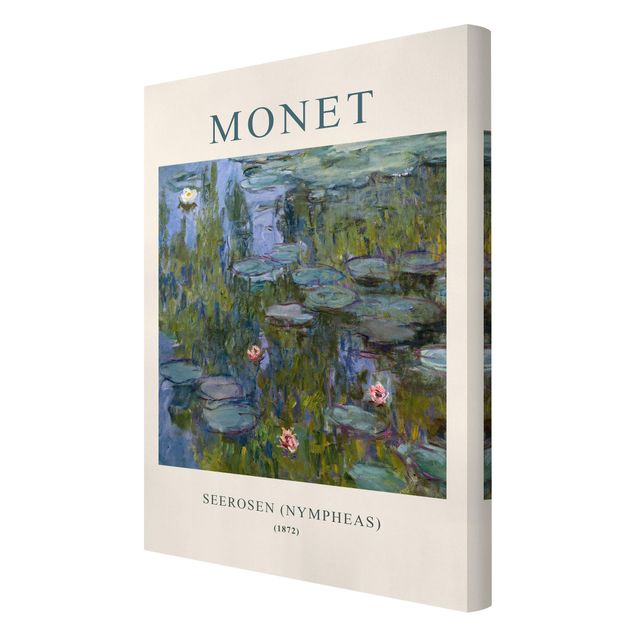 Wandbilder Blumen Claude Monet - Seerosen (Nympheas) - Museumsedition