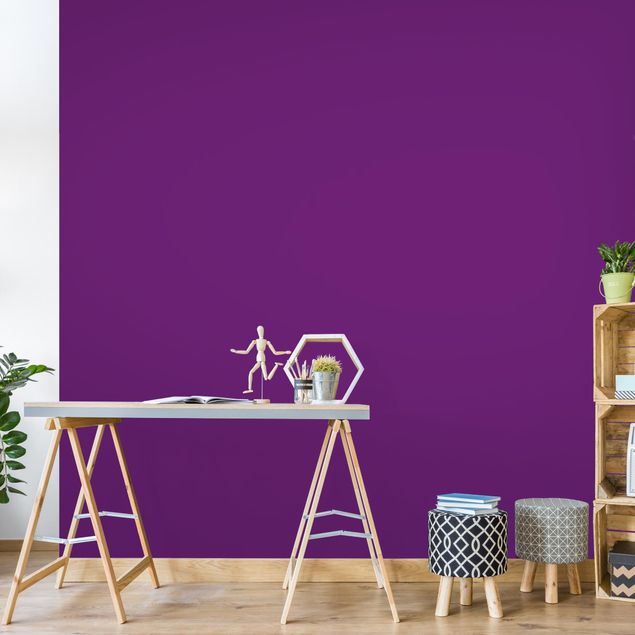 Einfarbige Tapeten Colour Purple