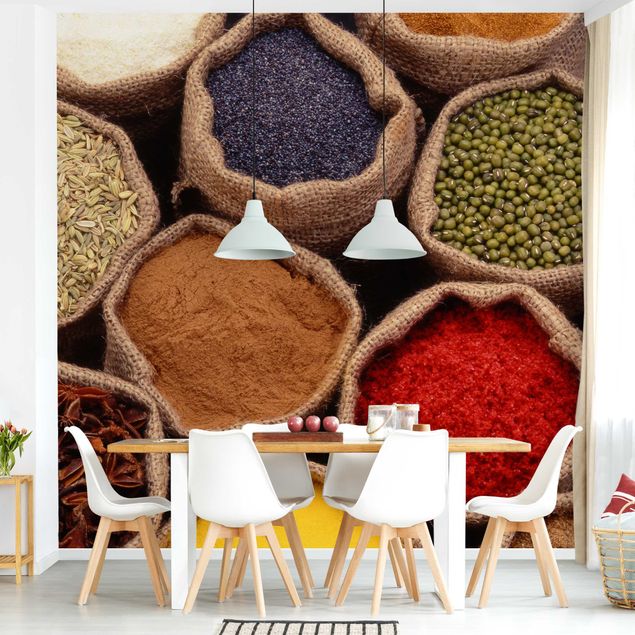 Küche Dekoration Colourful Spices