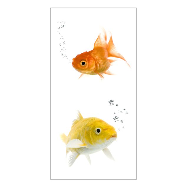 Fenstersticker Tiere Colourful Fishes Duo
