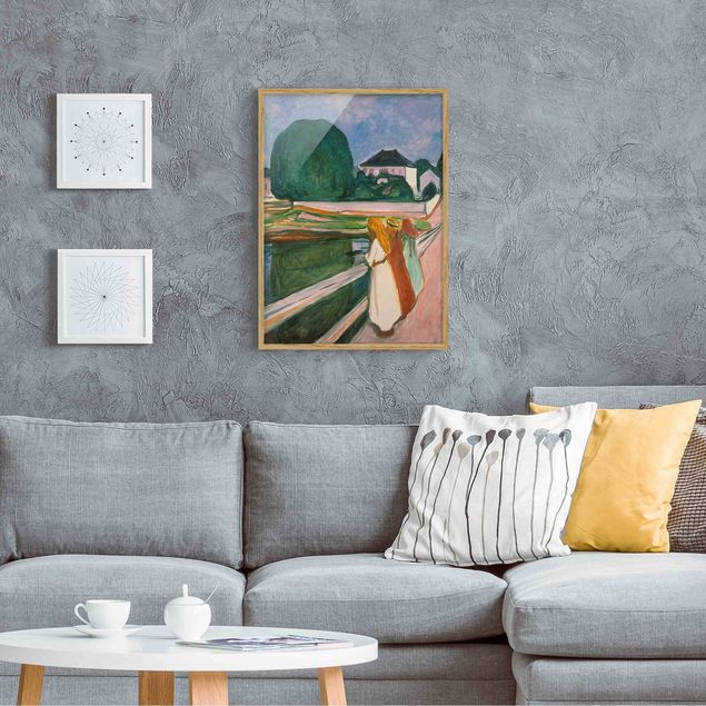 Kunststil Post Impressionismus Edvard Munch - Weiße Nacht