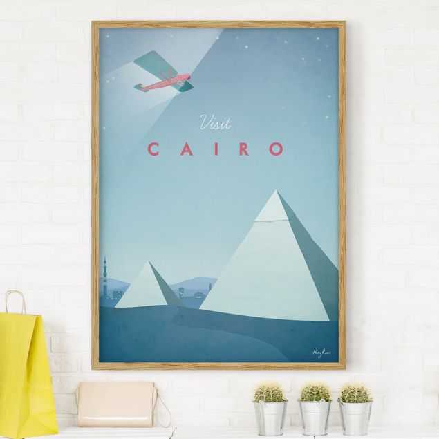 Wanddeko Küche Reiseposter - Cairo