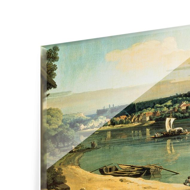 Wandbilder Landschaften Bernardo Bellotto - Blick auf Pirna