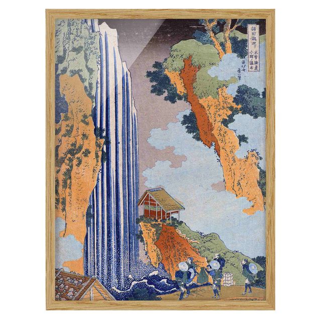 Landschaftsbilder mit Rahmen Katsushika Hokusai - Ono Wasserfall
