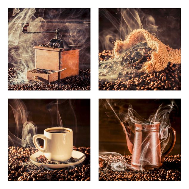 Leinwandbilder Kaffee Kaffee - Dampf