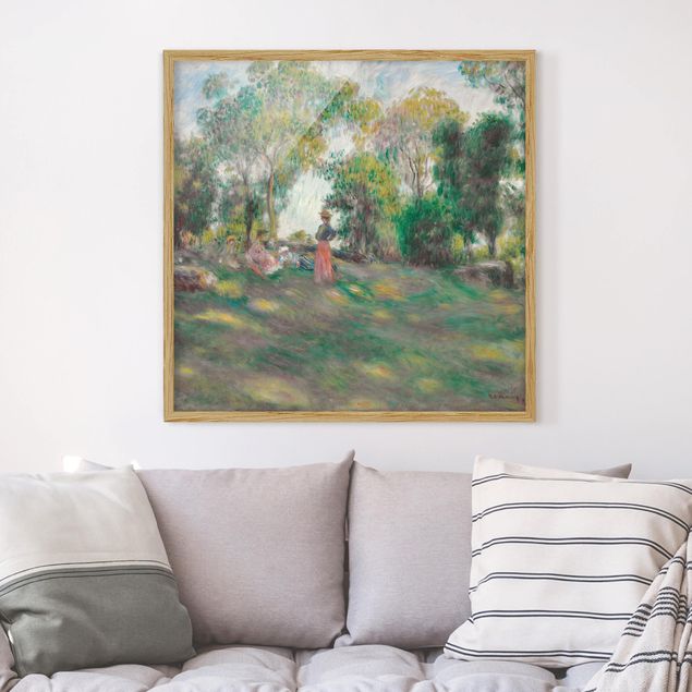 Impressionismus Bilder Auguste Renoir - Landschaft mit Figuren