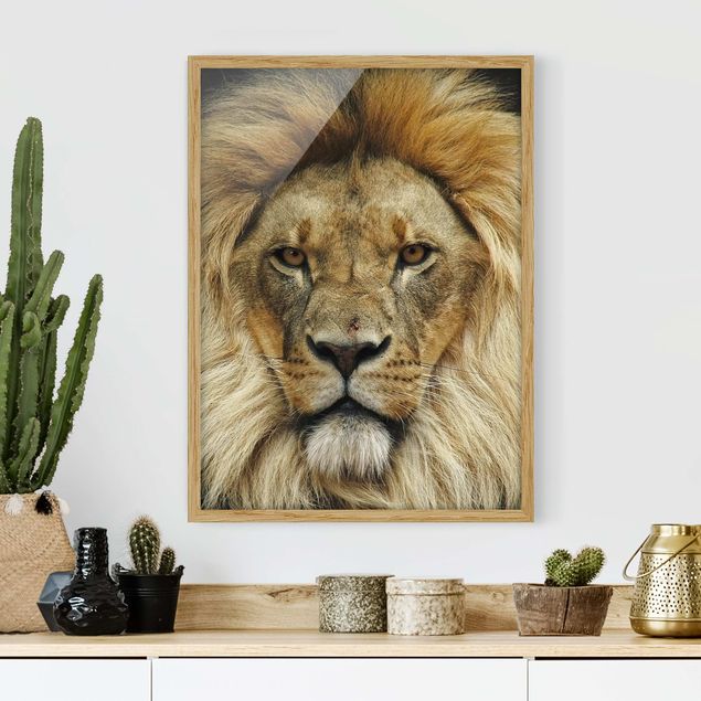 Wanddeko Küche Wisdom of Lion