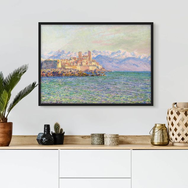 Gerahmte Bilder Strände Claude Monet - Antibes-Le Fort
