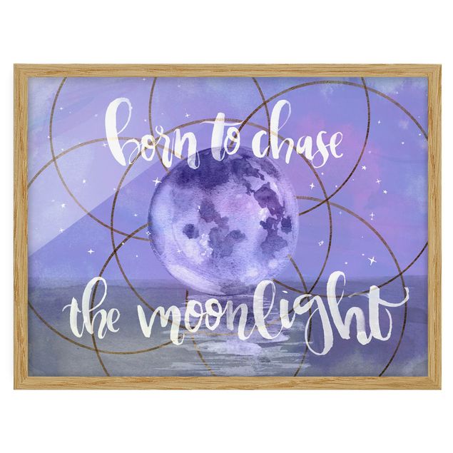 Wandbilder Sprüche Mond-Kind - Moonlight
