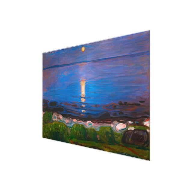 Wandbilder Landschaften Edvard Munch - Sommernacht am Meeresstrand