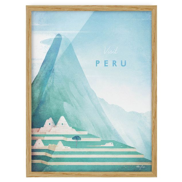 Wandbilder Architektur & Skyline Reiseposter - Peru
