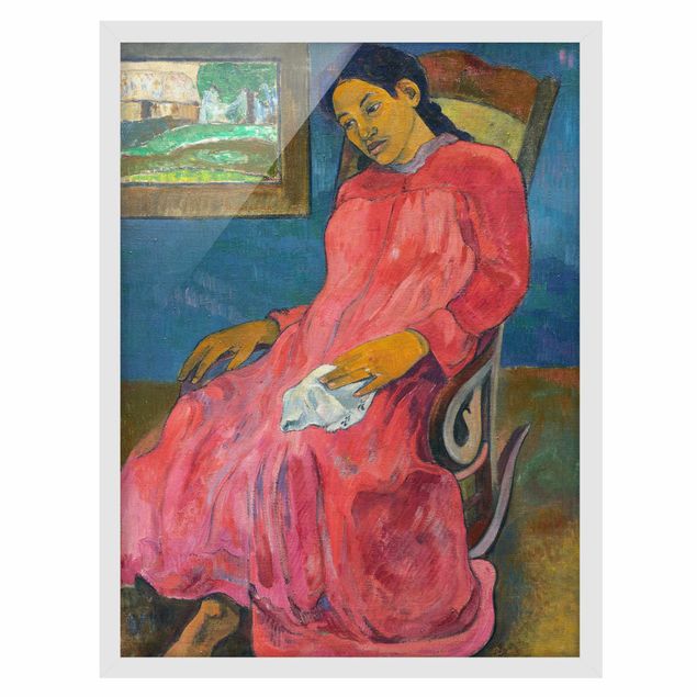 Wandbilder Bäume Paul Gauguin - Melancholikerin