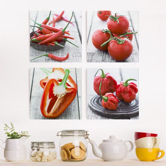 Küche Dekoration Rotes Gemüse