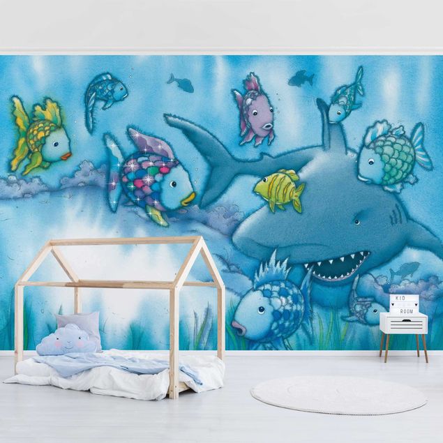 Kinderzimmer Deko Der Regenbogenfisch - Hai Attacke