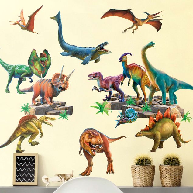 Kinderzimmer Deko Dinosaurier Mega Set