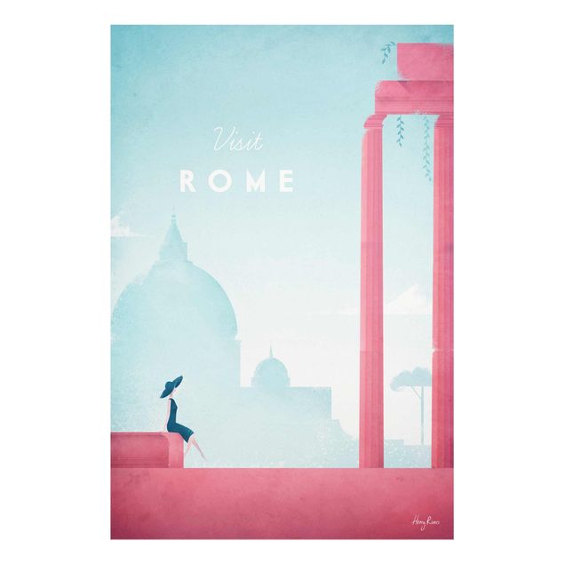 Wandbilder Kunstdrucke Reiseposter - Rom