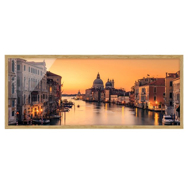 Wandbilder Modern Goldenes Venedig