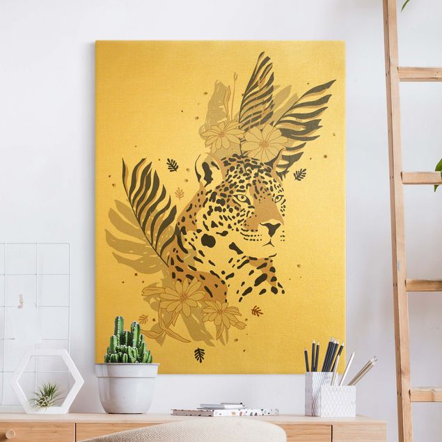 Leinwand Tiere Safari Tiere - Portrait Leopard