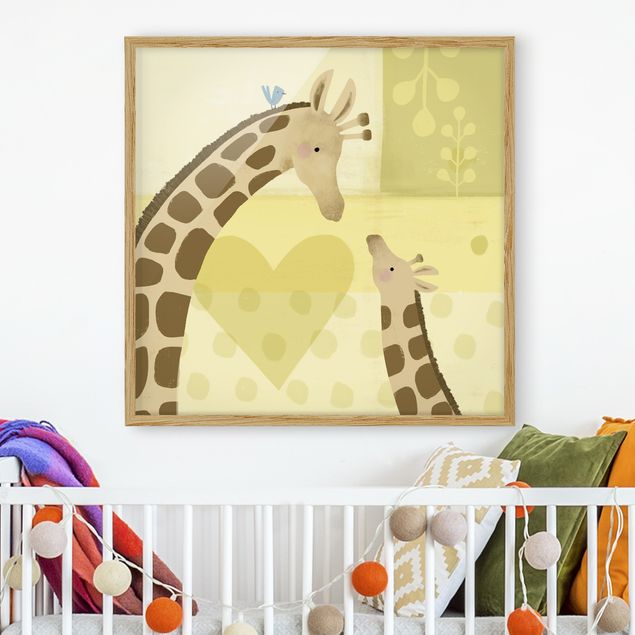 Wandbilder Giraffen Mama und ich - Giraffen