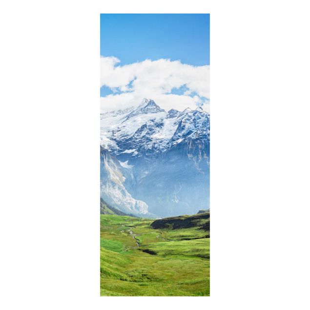 Wandbilder Landschaften Schweizer Alpenpanorama