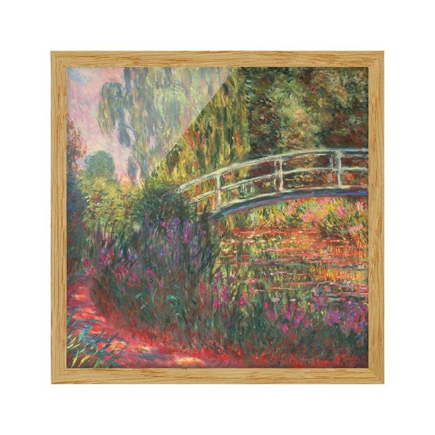 Wandbilder Bäume Claude Monet - Japanische Brücke im Garten von Giverny