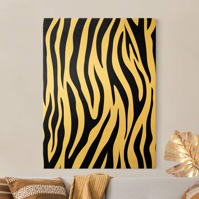 Wandbilder Modern Zebra Print