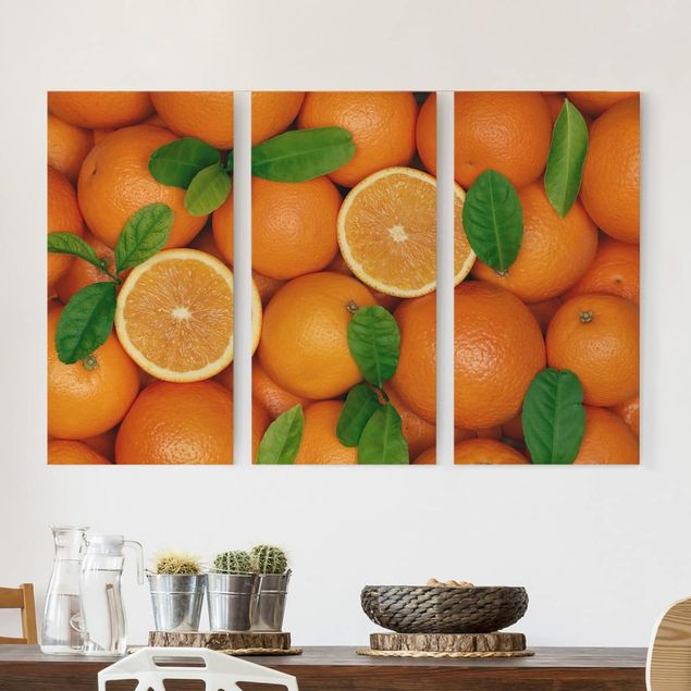 Küche Dekoration Saftige Orangen