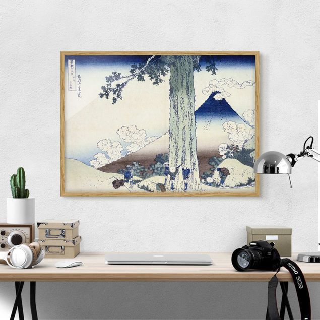 Kunststile Katsushika Hokusai - Mishima Pass in der Provinz Kai