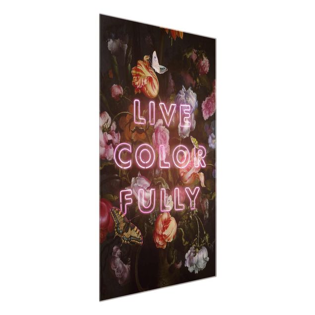 Wandbilder Blumen Live Color Fully