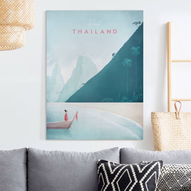 Wanddeko Küche Reiseposter - Thailand