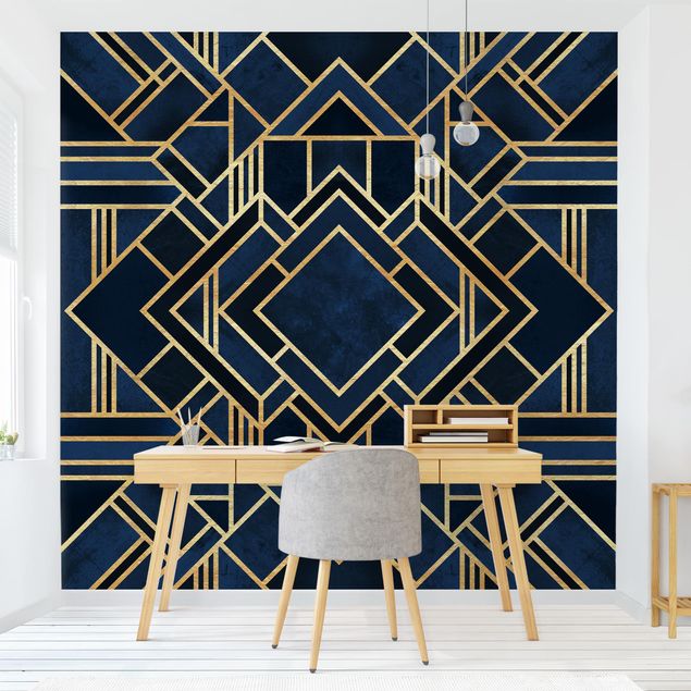 Wanddeko Küche Art Deco Gold