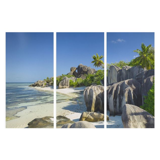 Wandbilder Meer Traumstrand Seychellen