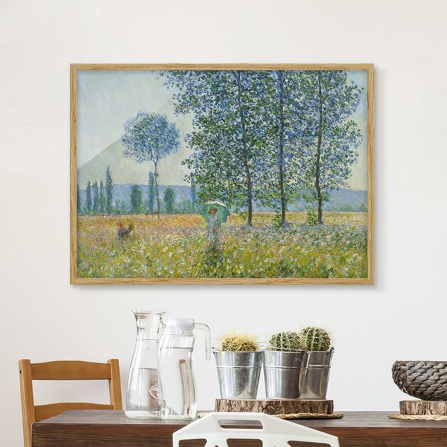 Küche Dekoration Claude Monet - Felder im Frühling